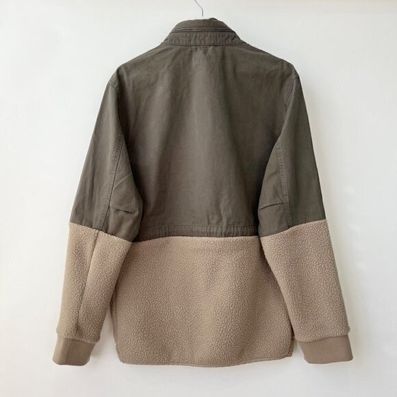Madewell x Rentrayage NWT Upcycle Field jacket, Olive/tan, Size S - Picture 6 of 15